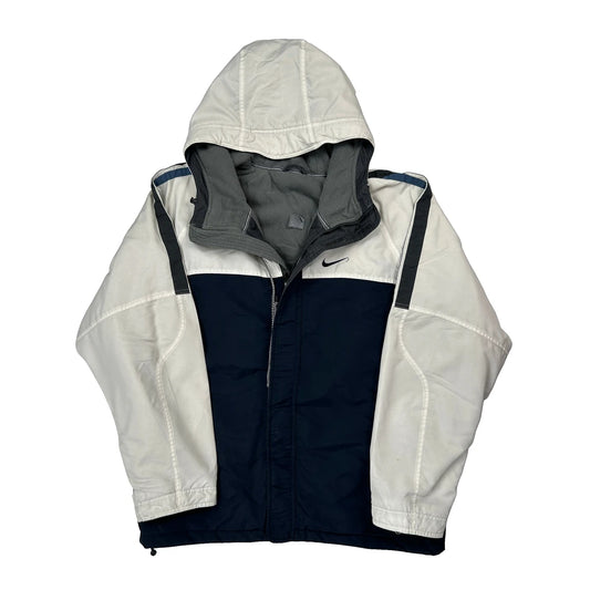 Nike Jacket - Large Navy Polyester