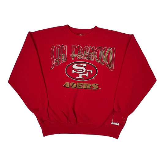 San Francisco 49Ers Nutmeg Nfl Sweatshirt - Large Red Cotton