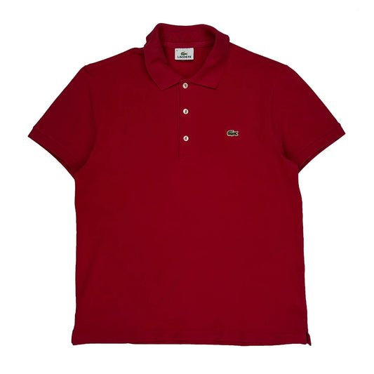 Lacoste Polo Shirt - Large Red Cotton