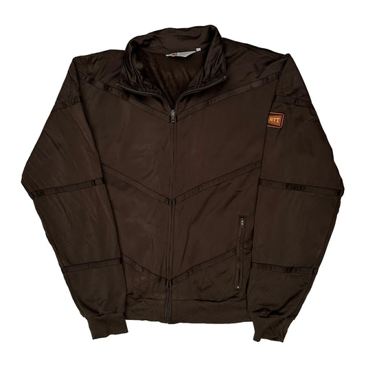 Carhartt Track Jacket - Large Brown Polyester