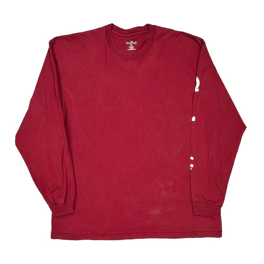 Carhartt Long Sleeve T-Shirt - XL Red Cotton