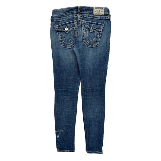 True Religion Skinny Jeans - 30W UK 8 Blue Denim