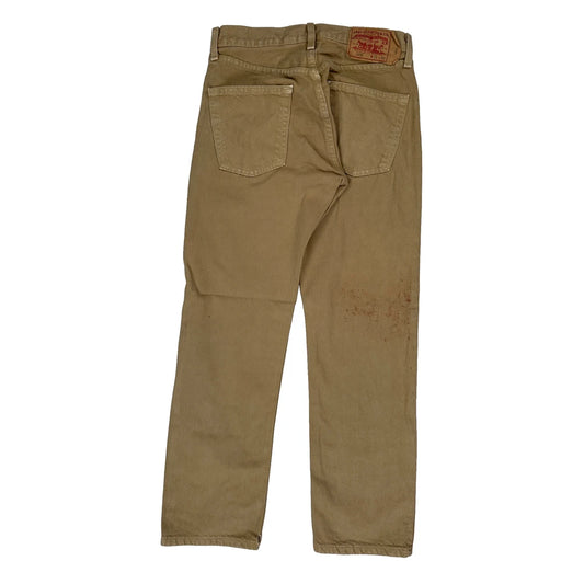 Levis Jeans - 32W 30L Khaki Cotton