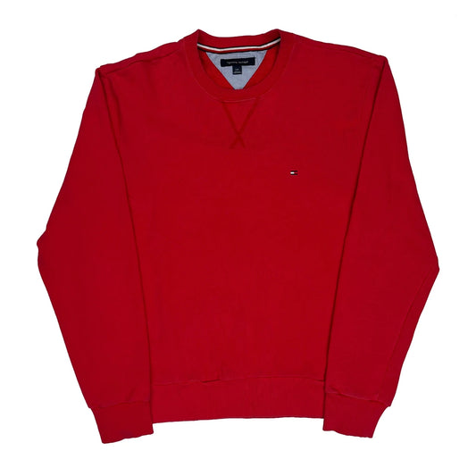 Tommy Hilfiger Sweatshirt - Large Red Cotton