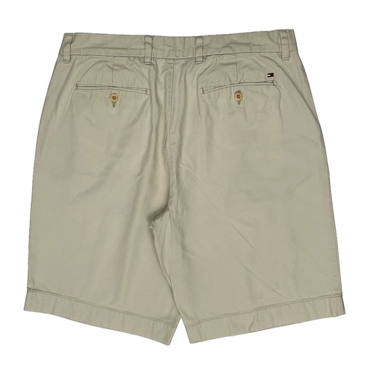 Tommy Hilfiger Chino Shorts - 34W 10L Beige Cotton