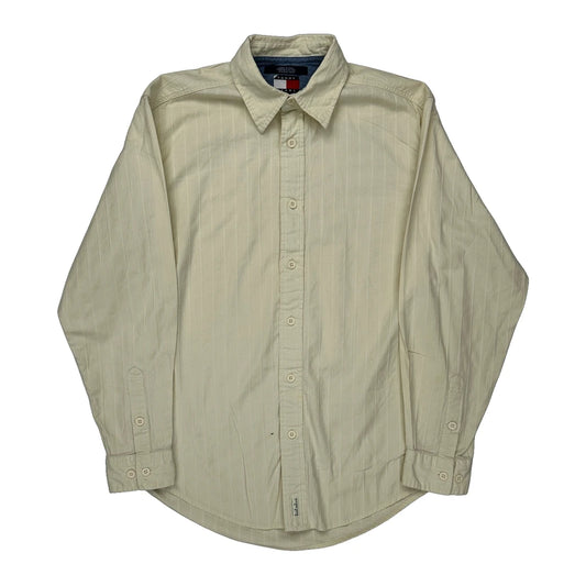 Tommy Jeans Shirt - Small Cream Cotton