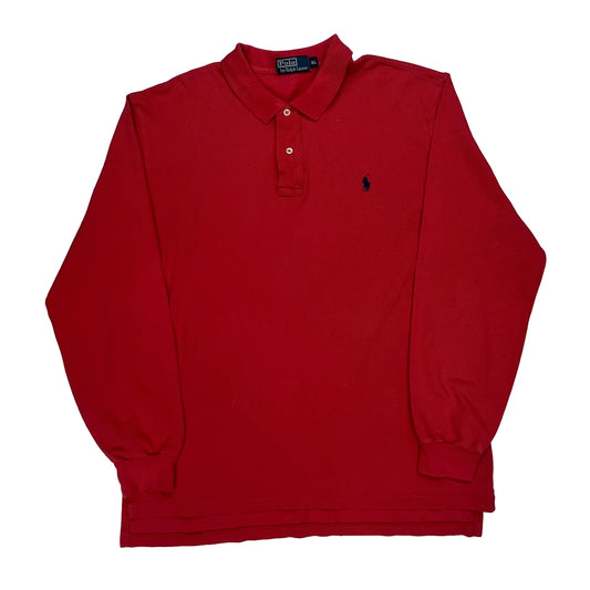 Polo By Ralph Lauren Polo Shirt - XL Red Cotton