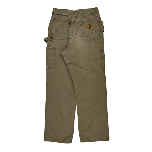 Carhartt Carpenter Trousers - 29W UK 12 Brown Cotton
