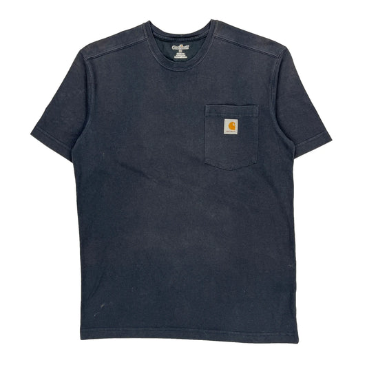Carhartt T-Shirt - Medium Blue Cotton Blend