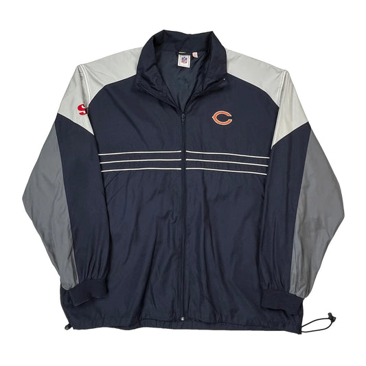 Chicago Bears Nfl Football Windbreaker - 2XL Navy Polyester