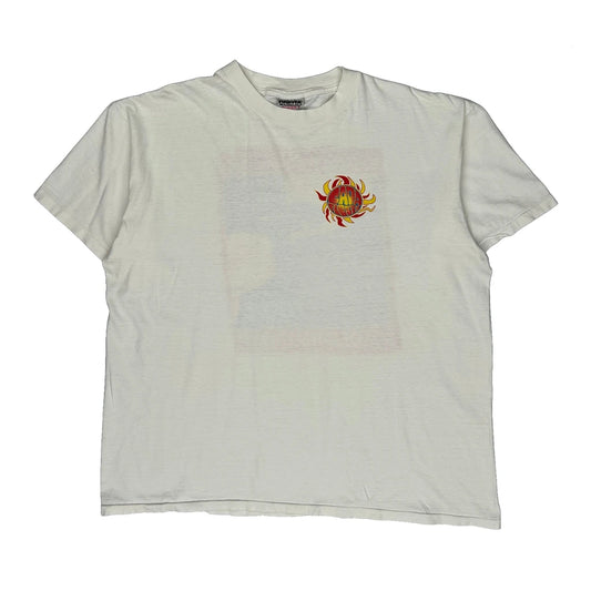 Vintage Leadership Camp Oneita Graphic T-Shirt - XL White Cotton