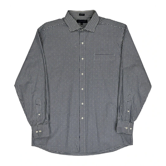 Tommy Hilfiger Checked Shirt - Large Navy Cotton
