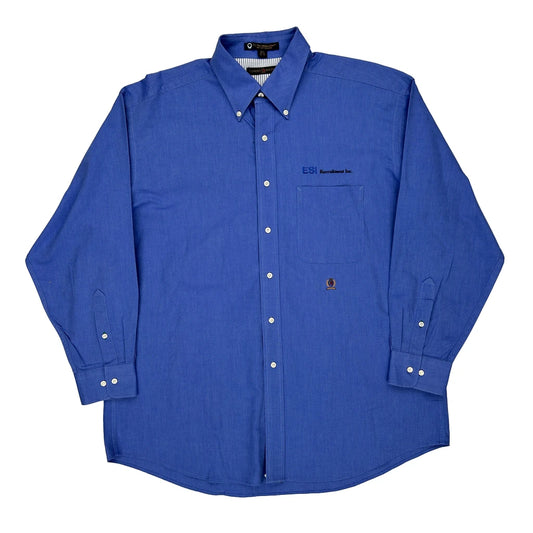Tommy Hilfiger Shirt - Large Blue Cotton
