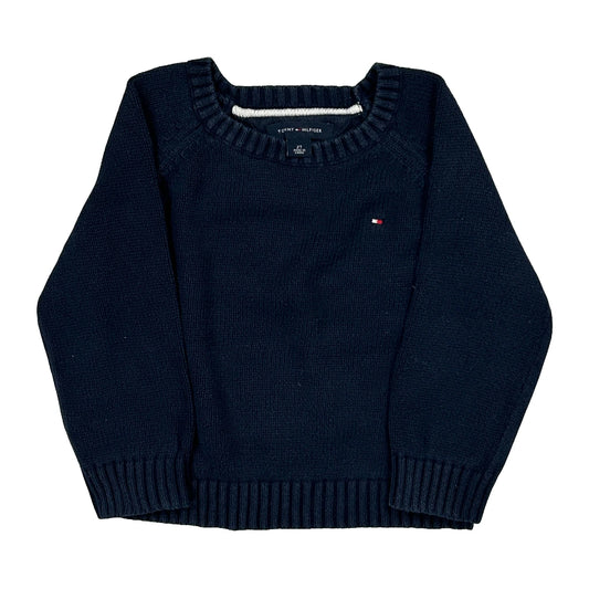 Age 2 Tommy Hilfiger Jumper - 2XS Navy Cotton