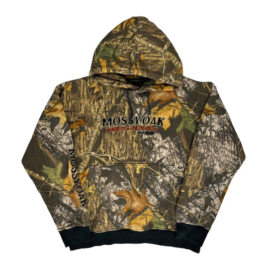 Mossy Oak Camo Hoodie - Small Camo Cotton Blend