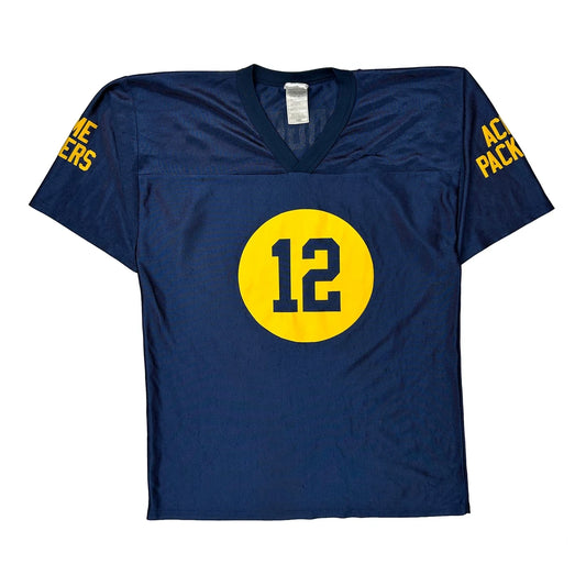 Acme Packers Nfl Football Jersey - Medium Blue Polyester
