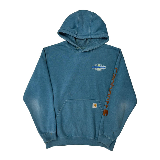 Phillip Elenbaas Inc. Carhartt Hoodie - Large Blue Cotton