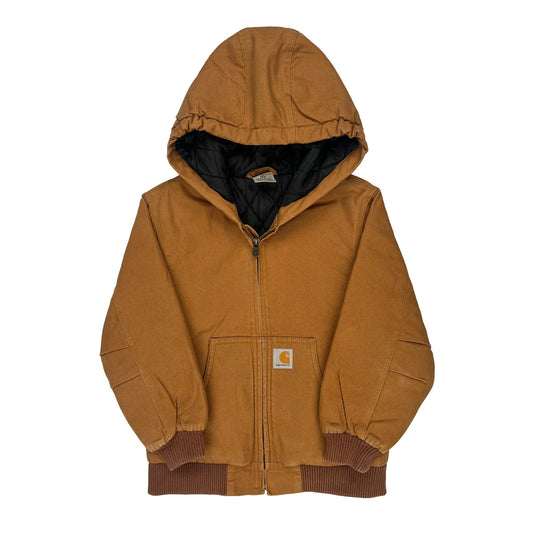 Vintage Age 7-8 Carhartt Jacket - Small Brown Cotton