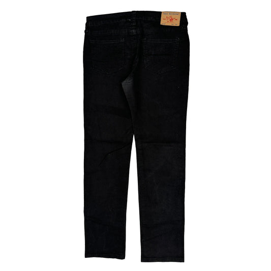 Vintage True Religion Skinny Jeans - 32W UK 10 Black Denim