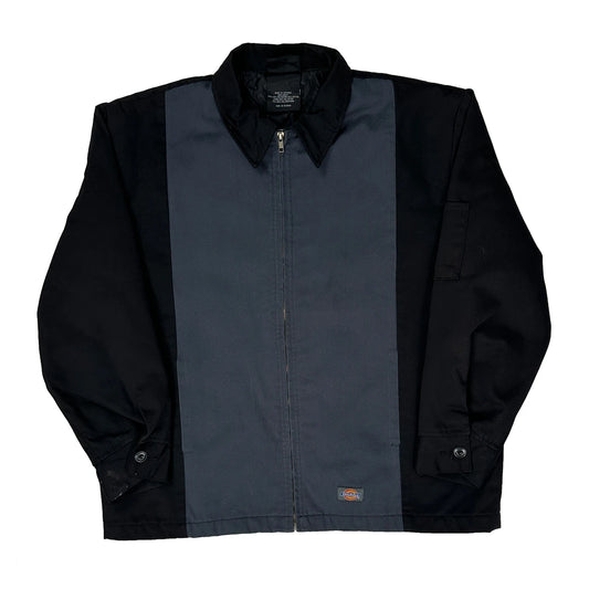 Dickies Workwear Jacket - Large Grey Polyester Blend