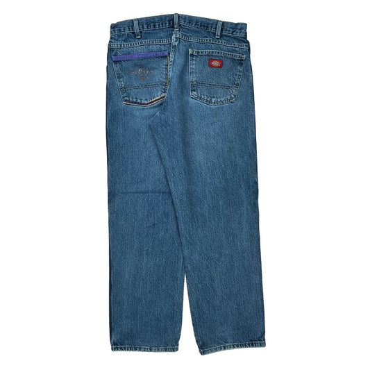Dickies Studded Jeans - 32W 30L Blue Denim