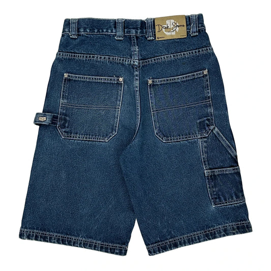 Dtek Carpenter Shorts - 30W 12L Dark Wash Cotton