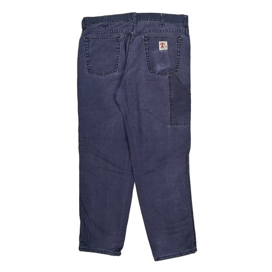 Tyndale Carpenter Trousers - 38W 32L Blue Cotton