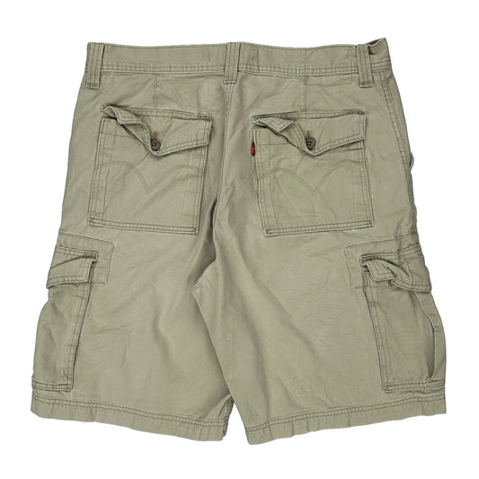 Levis Cargo Shorts - 36W 11L Beige Cotton