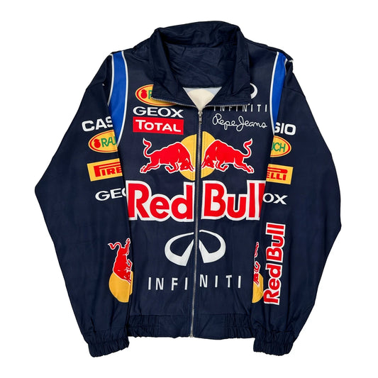 Formula 1 Red Bull Graphic Windbreaker - Medium Red Polyester