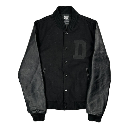 Reform Varsity Jacket - Small Black Leather