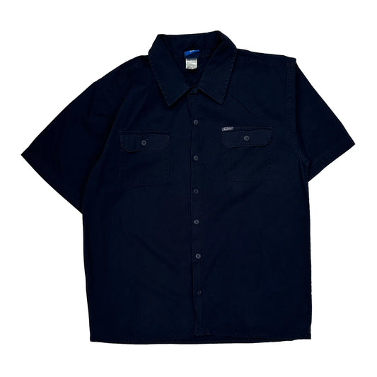 Dickies Short Sleeve Shirt - XL Navy Cotton