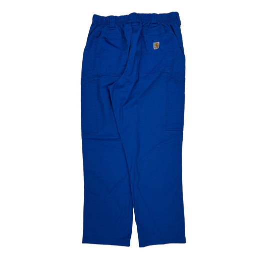Carhartt Cargo Trousers - 34W 30L Blue Cotton Blend