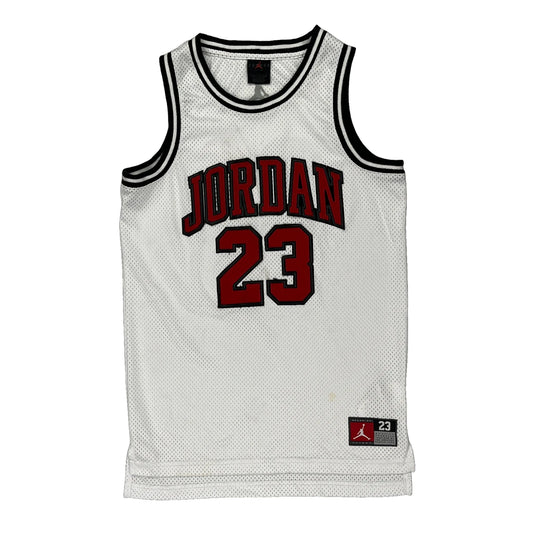 Age 12-13 Chicago Bulls Jordan Nfl Jersey - Large White Polyester