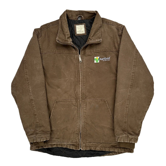 Unbranded Workwear Jacket - Large Brown Cotton
