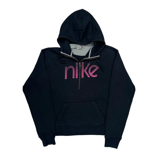 Vintage Nike Spellout Hoodie - XL Black Cotton