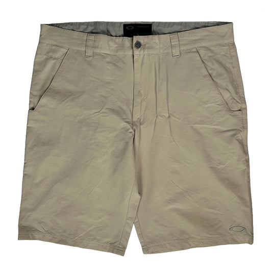 Oakley Chino Shorts - 38W 10L Beige Cotton