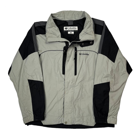 Columbia Jacket - Large Grey Polyester