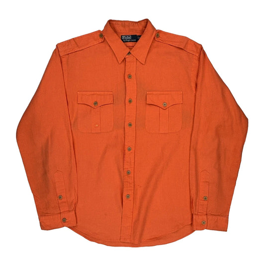 Polo By Ralph Lauren Shirt - XL Orange Cotton