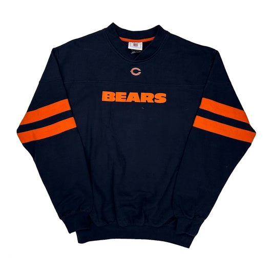 Bears Nfl Football Sweatshirt - Large Navy Cotton