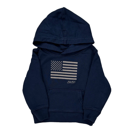 Age 2 Polo By Ralph Lauren Hoodie - 2XS Navy Cotton