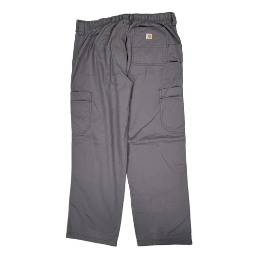 Carhartt Cargo Trousers - 34W 29L Grey Cotton Blend