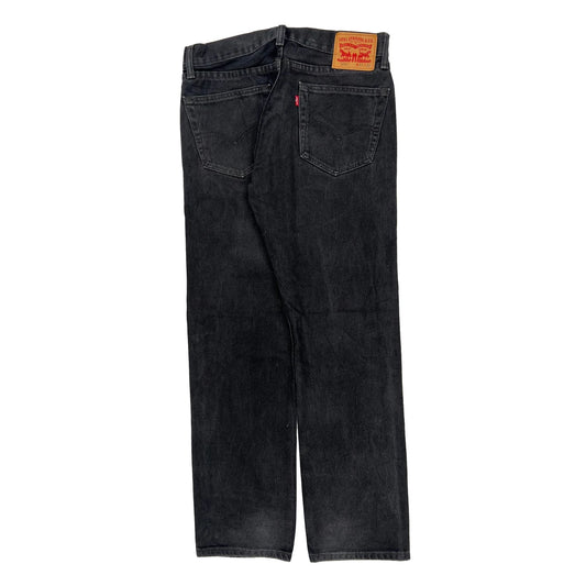 505 Levis Jeans - 33W 30L Black Cotton