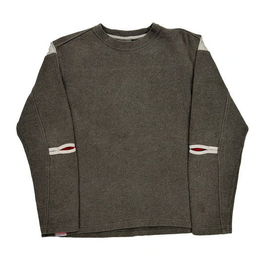 Quiksilver Jumper - Medium Grey Cotton