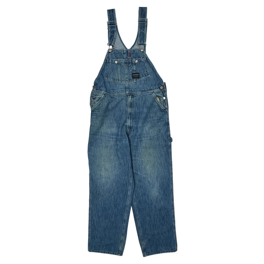 Vintage Oshkosh Dungarees - 36W 30L Blue Cotton