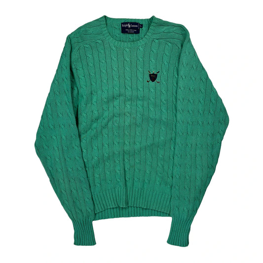 Ralph Lauren Jumper - Large Green Cotton