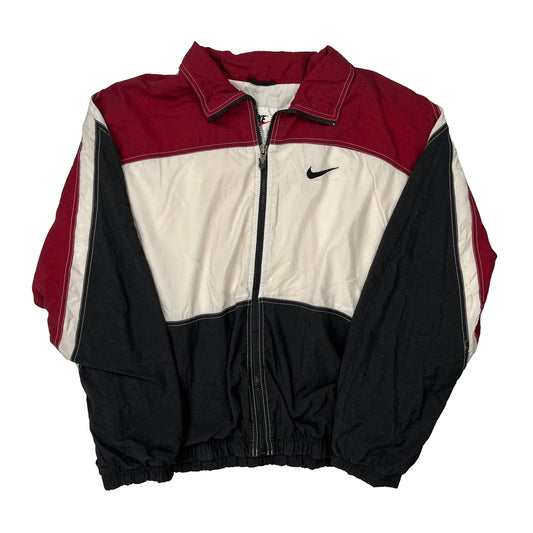 Nike Windbreaker - Large Black Nylon