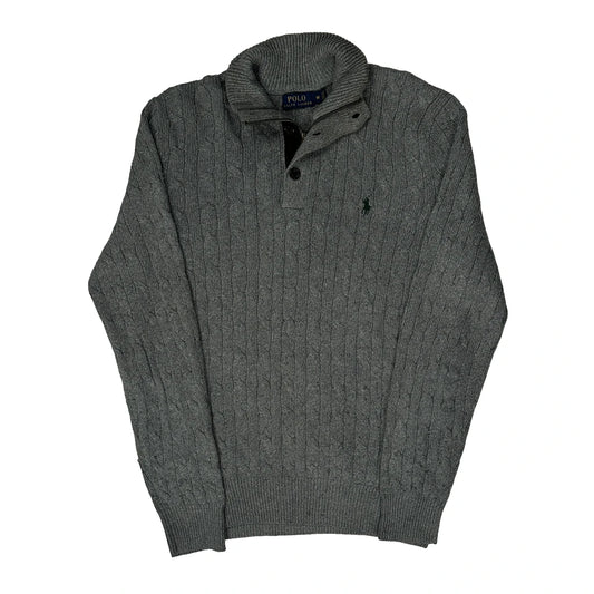 Polo By Ralph Lauren Jumper - Medium Grey Wool
