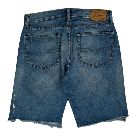 Polo By Ralph Lauren Denim Shorts - 32W 10L Blue Denim