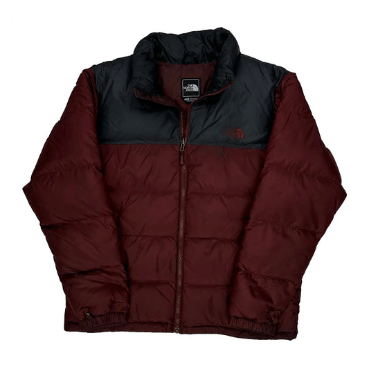 The North Face Puffer - Large Burgundy Polyester