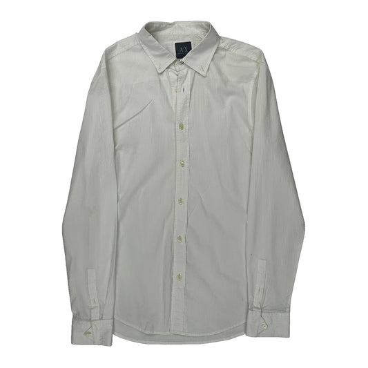 Armani Exchange Shirt - Small White Cotton